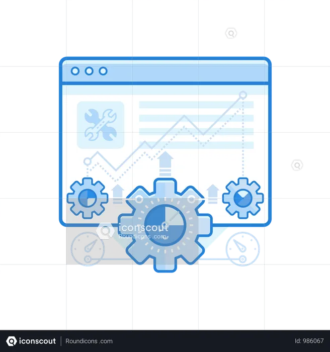 Web-Optimierung  Illustration