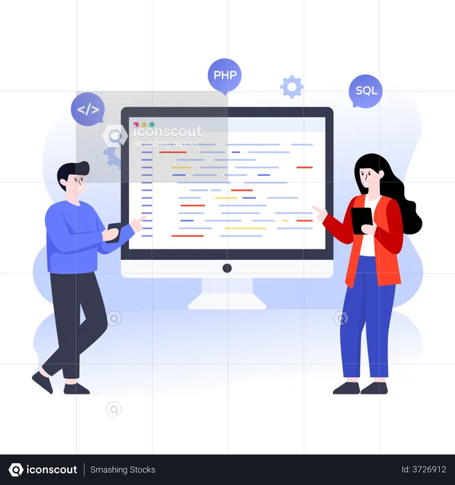 Web programming  Illustration
