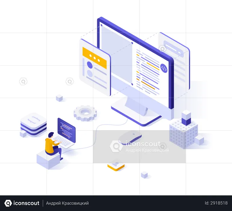Web programming  Illustration