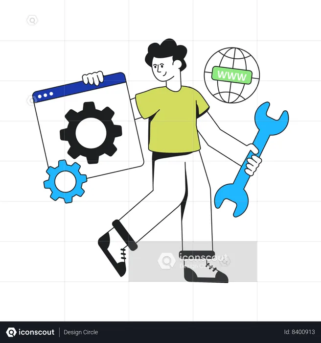 Web Services  Illustration