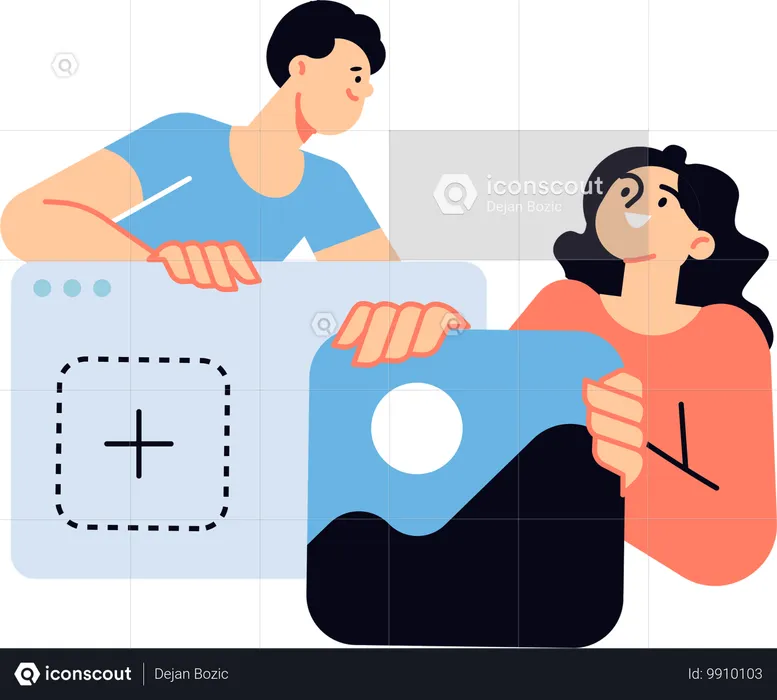 Interface utilisateur Web  Illustration