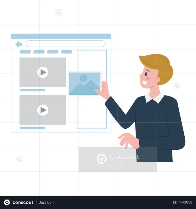 Web UI Design  Illustration