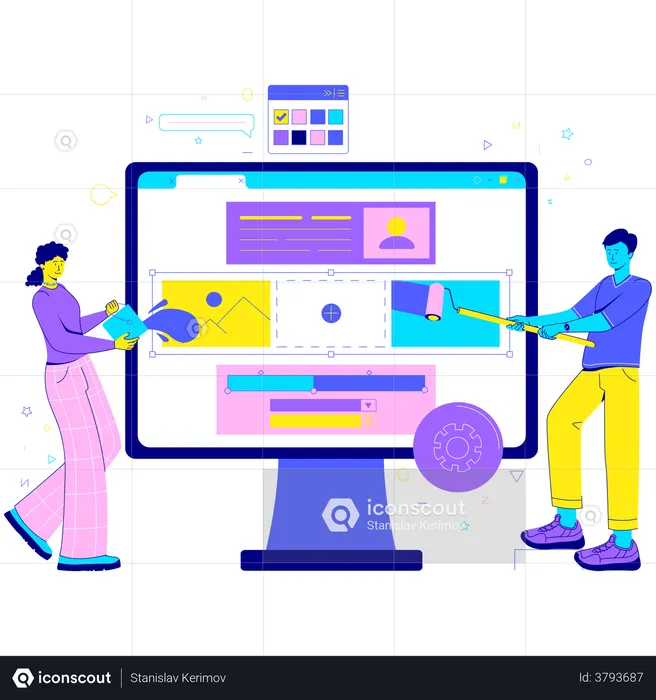 Web Design  Ilustração