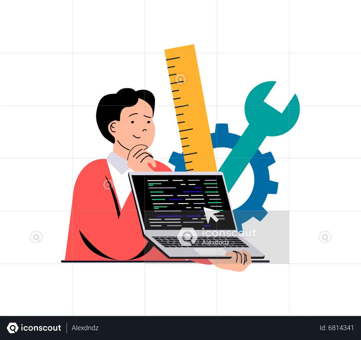 Website development  Illustration