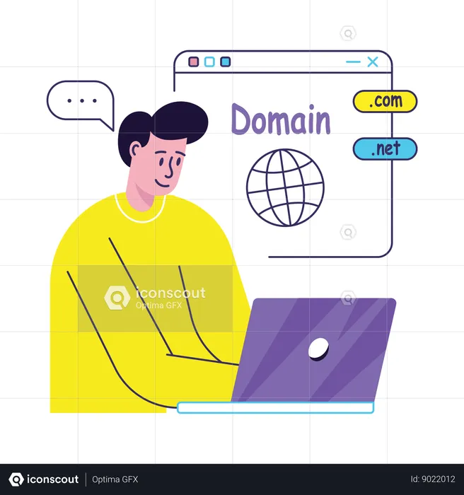 Website Domain Testing  Illustration