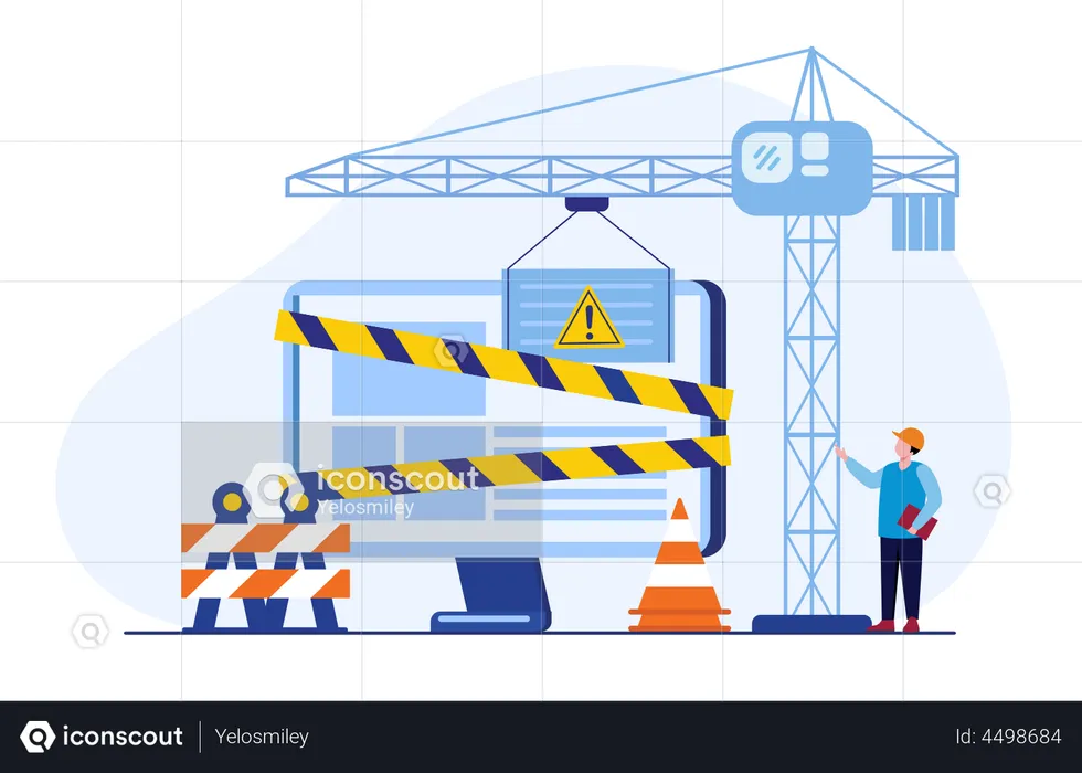 Website Maintenance  Illustration