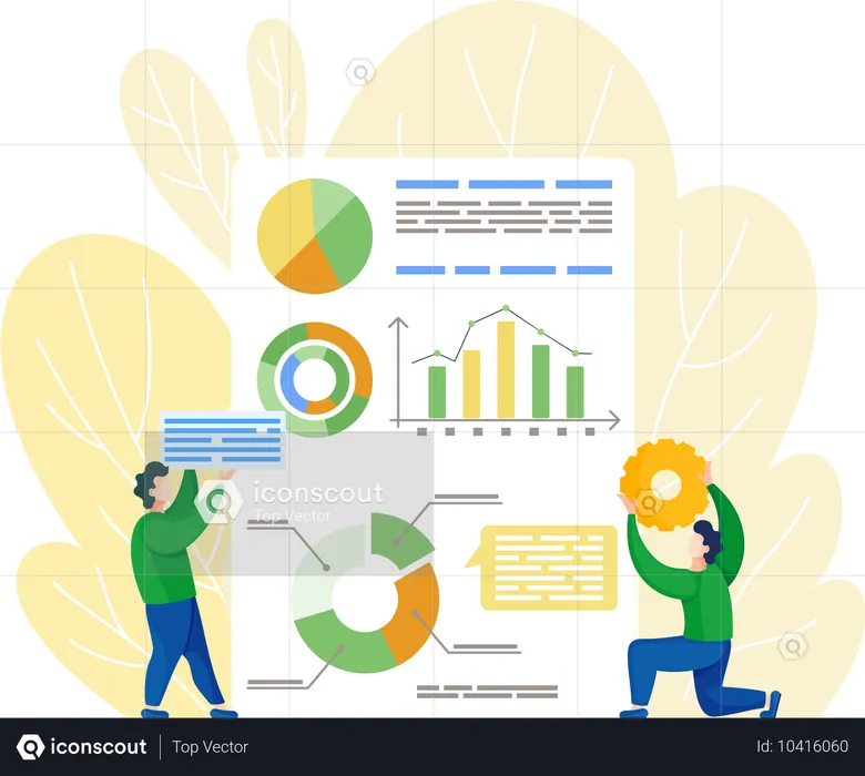 Website Optimization Data Analysis  Illustration