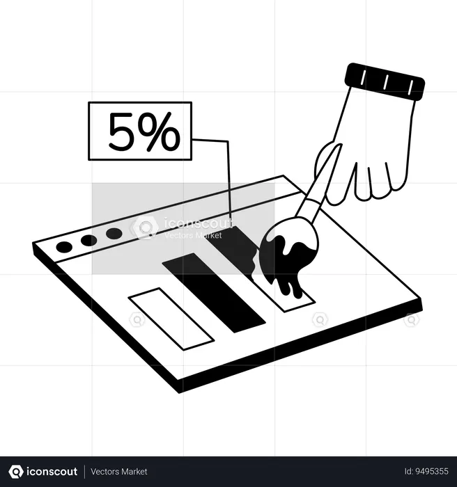 Website Statistics  Illustration