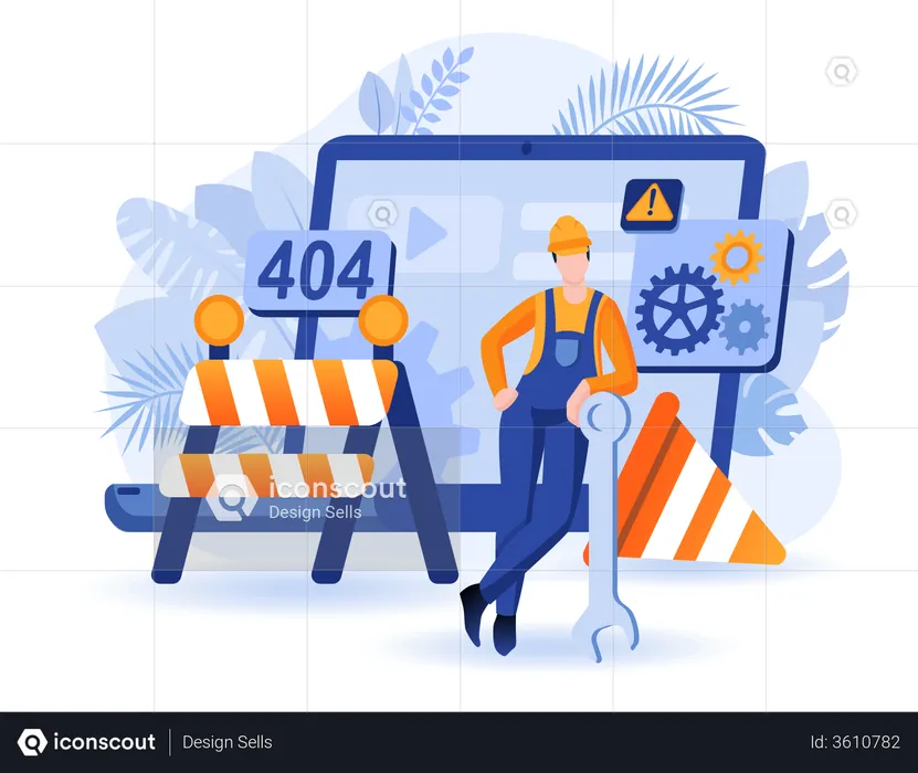 Website Under Maintenance  Illustration