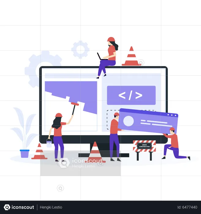 Website Under Maintenance  Illustration