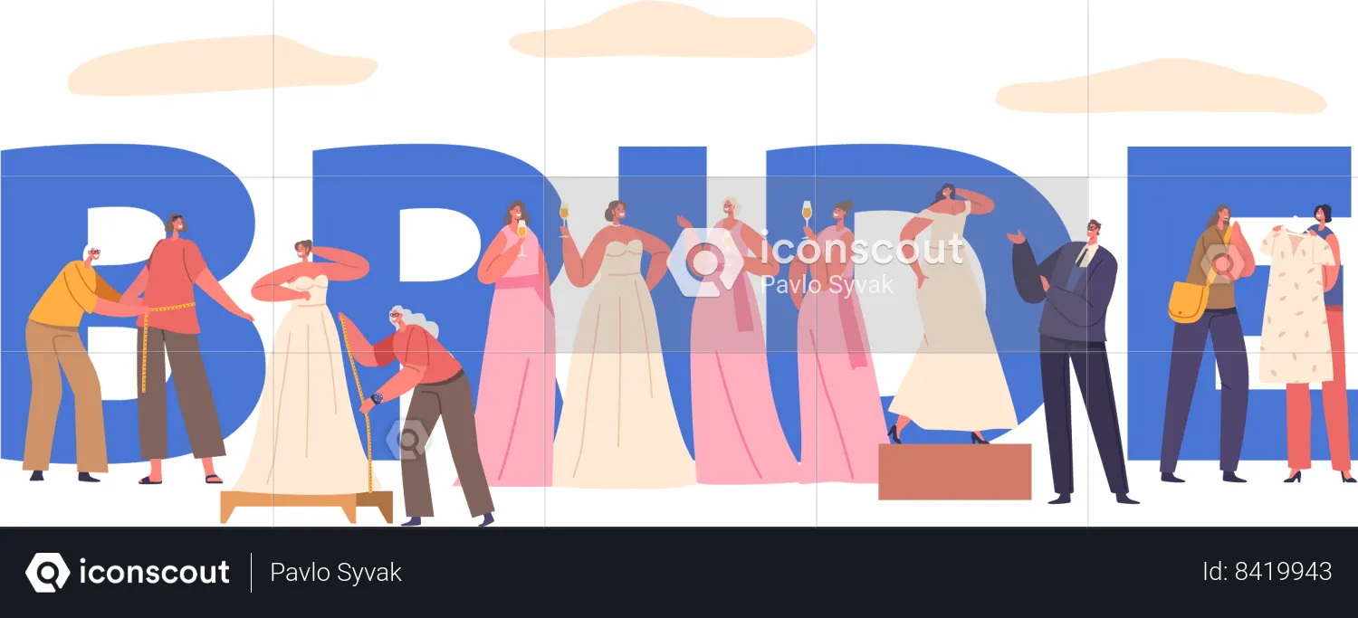 Wedding Bride  Illustration