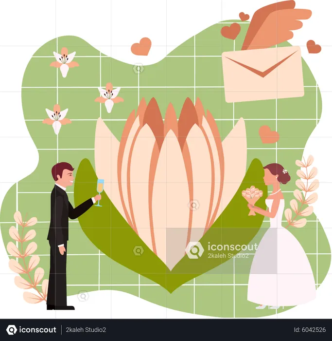 Wedding Ceremony  Illustration