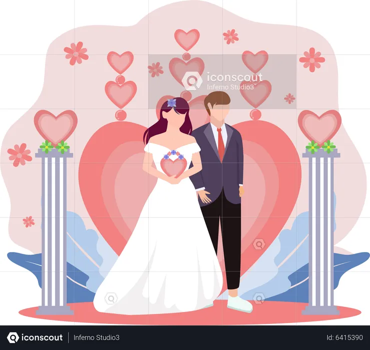 Wedding Ceremony  Illustration