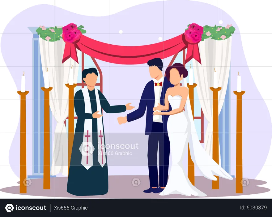 Wedding Ceremony  Illustration