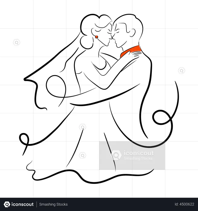 Wedding Dance  Illustration