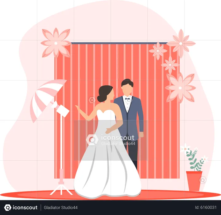 Wedding photography  Illustration