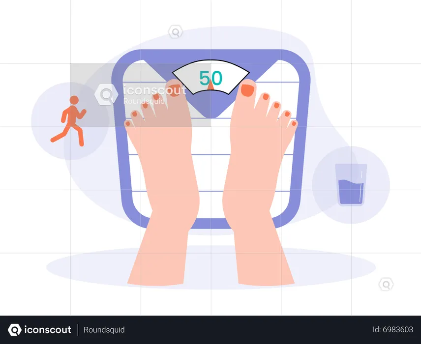 Weigh scale  Illustration