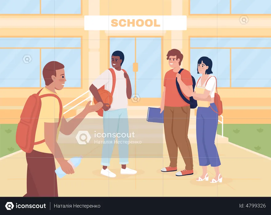 Welcome back to school  Illustration