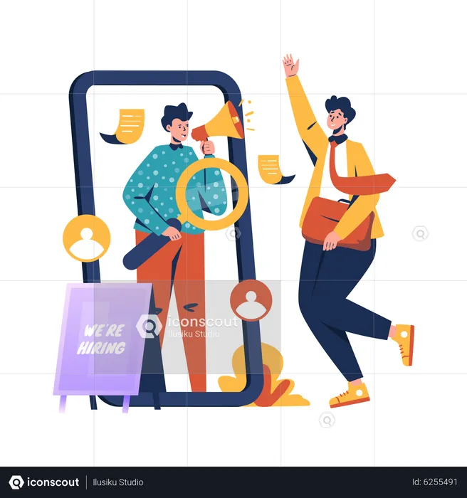 Welcome candidate  Illustration
