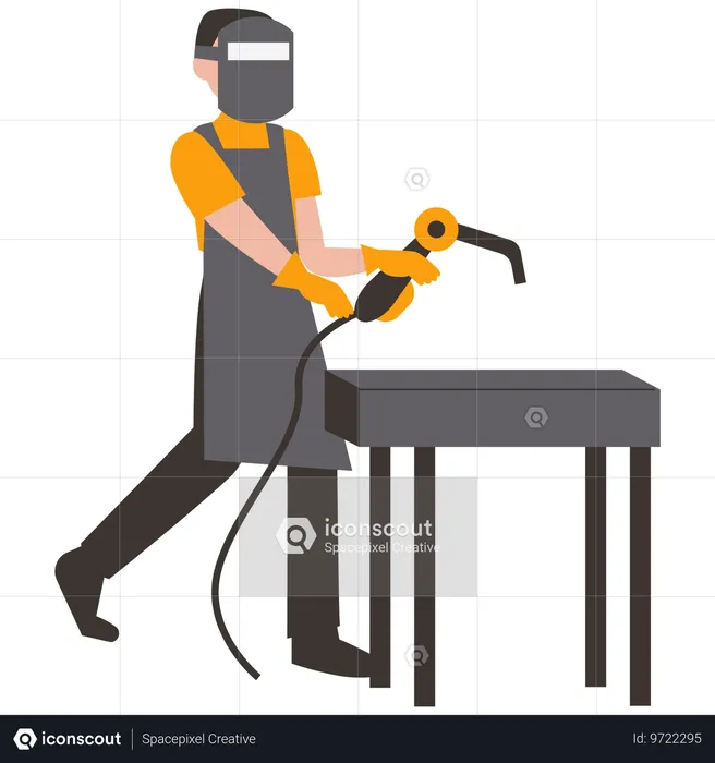 Welding Job  Illustration