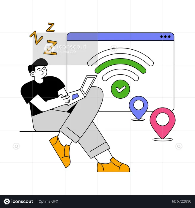 Wi Fi Connection  Illustration