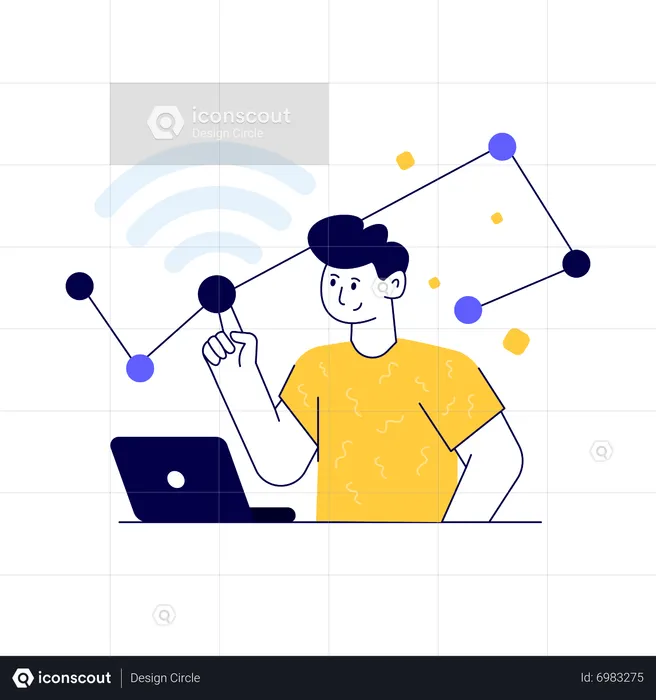 Wi-fi Connection  Illustration