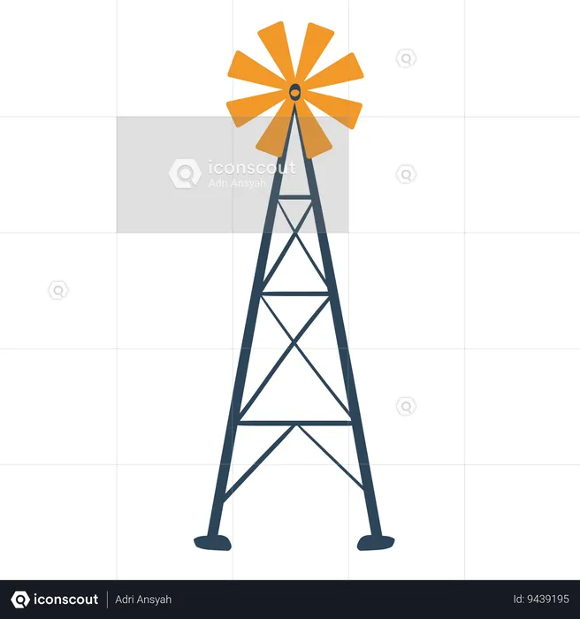 Windmill tower  Illustration