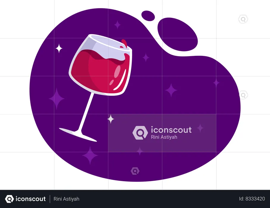 Wine Connoisseur Day  Illustration