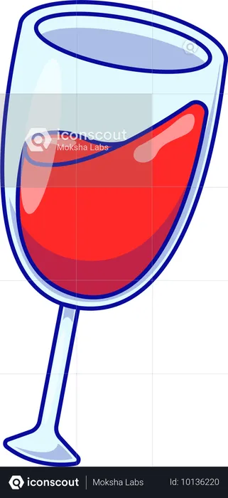 Wine Glass  Illustration