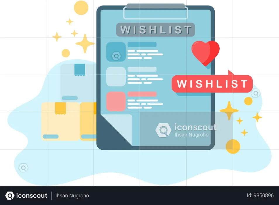 Wishlist paper  Illustration