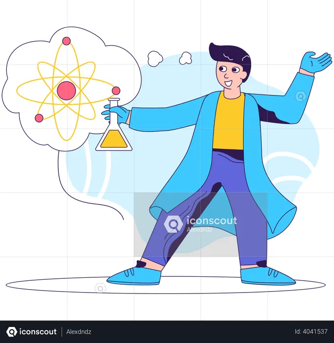 Wissenschaftliche Laborforschung  Illustration