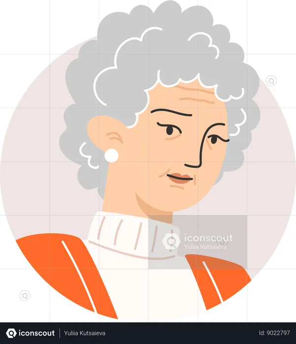 Woman Character  Illustration