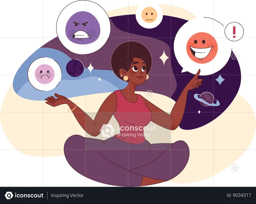 Woman have healthy lifestyle  Illustration