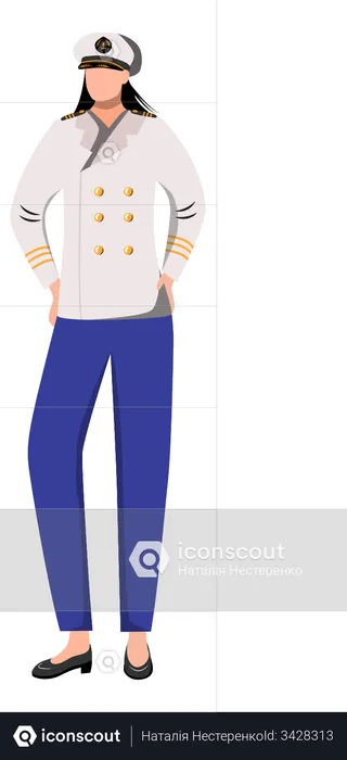 Woman Sailor  Illustration
