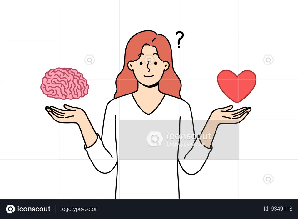 Woman tries to balance between getting education and romantic relationship  Illustration