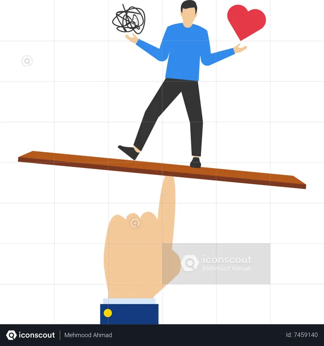 Work-life balance  Illustration