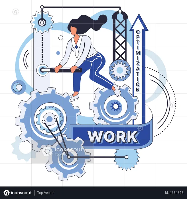 Work management  Illustration