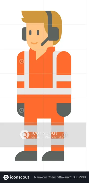 Worker  Illustration
