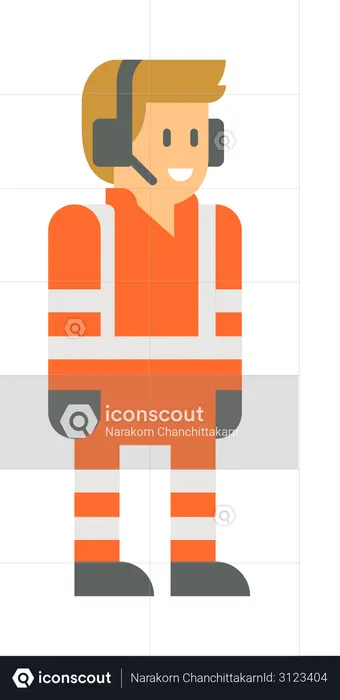 Worker  Illustration