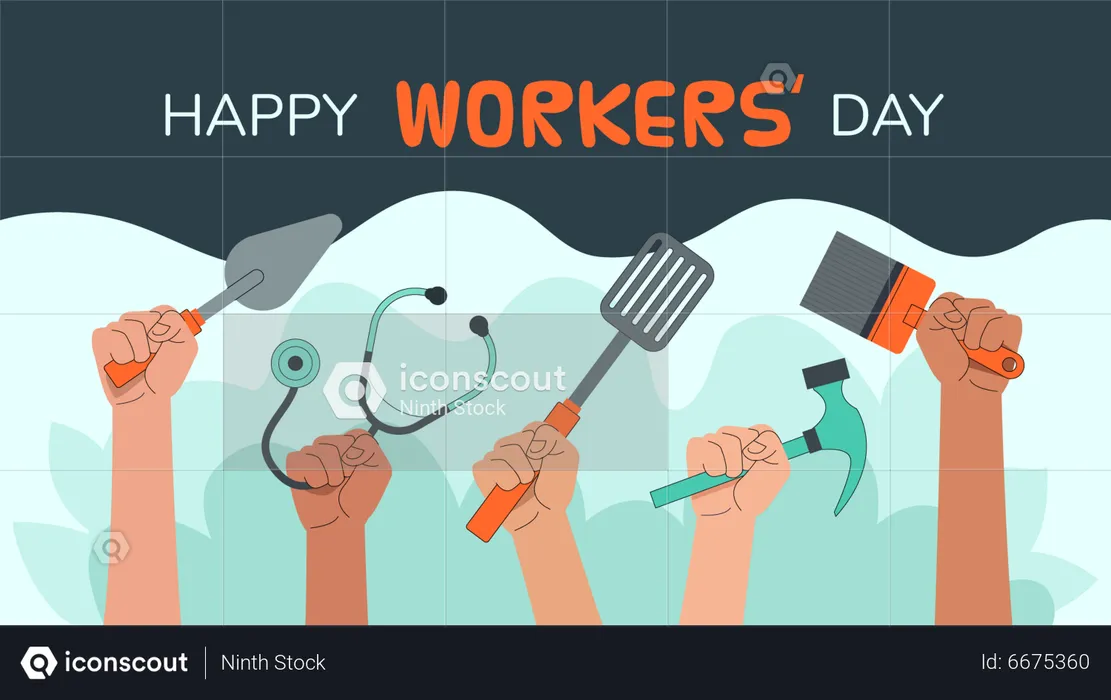 Workers Day  Illustration