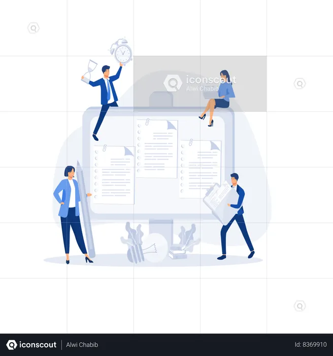 Workflow Organization  Illustration