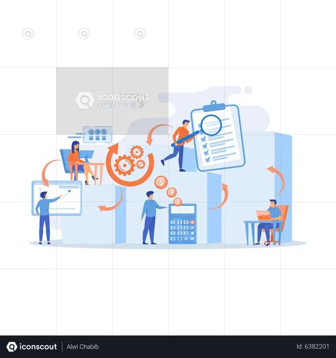 Workforce organization and management  Illustration