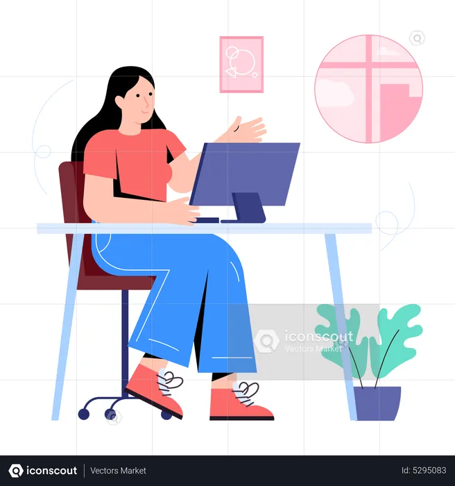 Working Place  Illustration