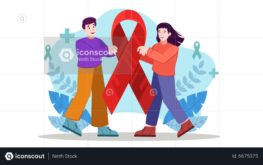 World Aids Day  Illustration