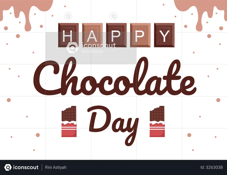 World Chocolate Day  Illustration