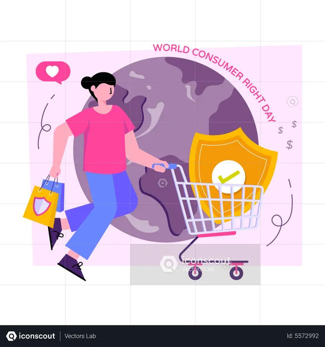 World Consumer Right Day  Illustration
