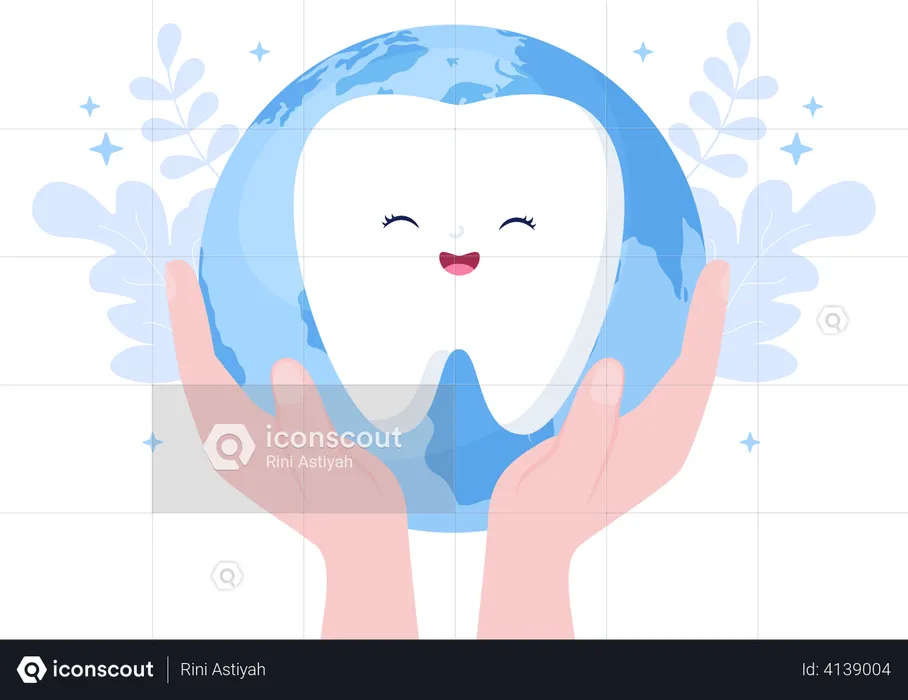 World Dentist Day  Illustration