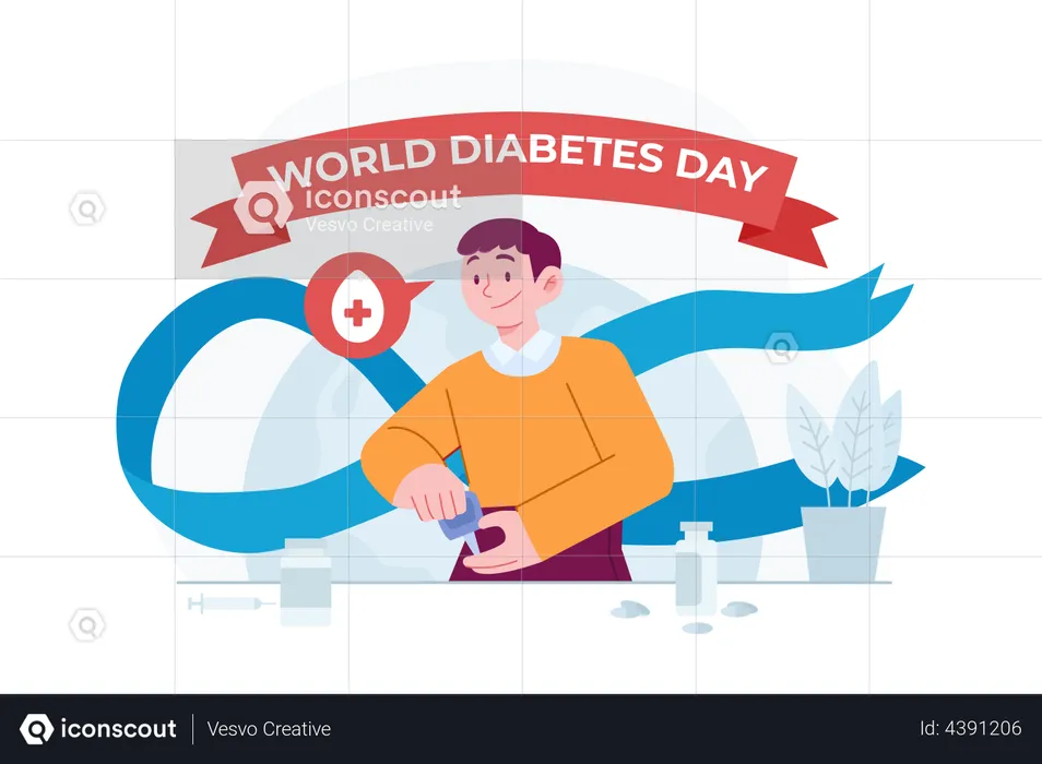 World Diabetes day  Illustration