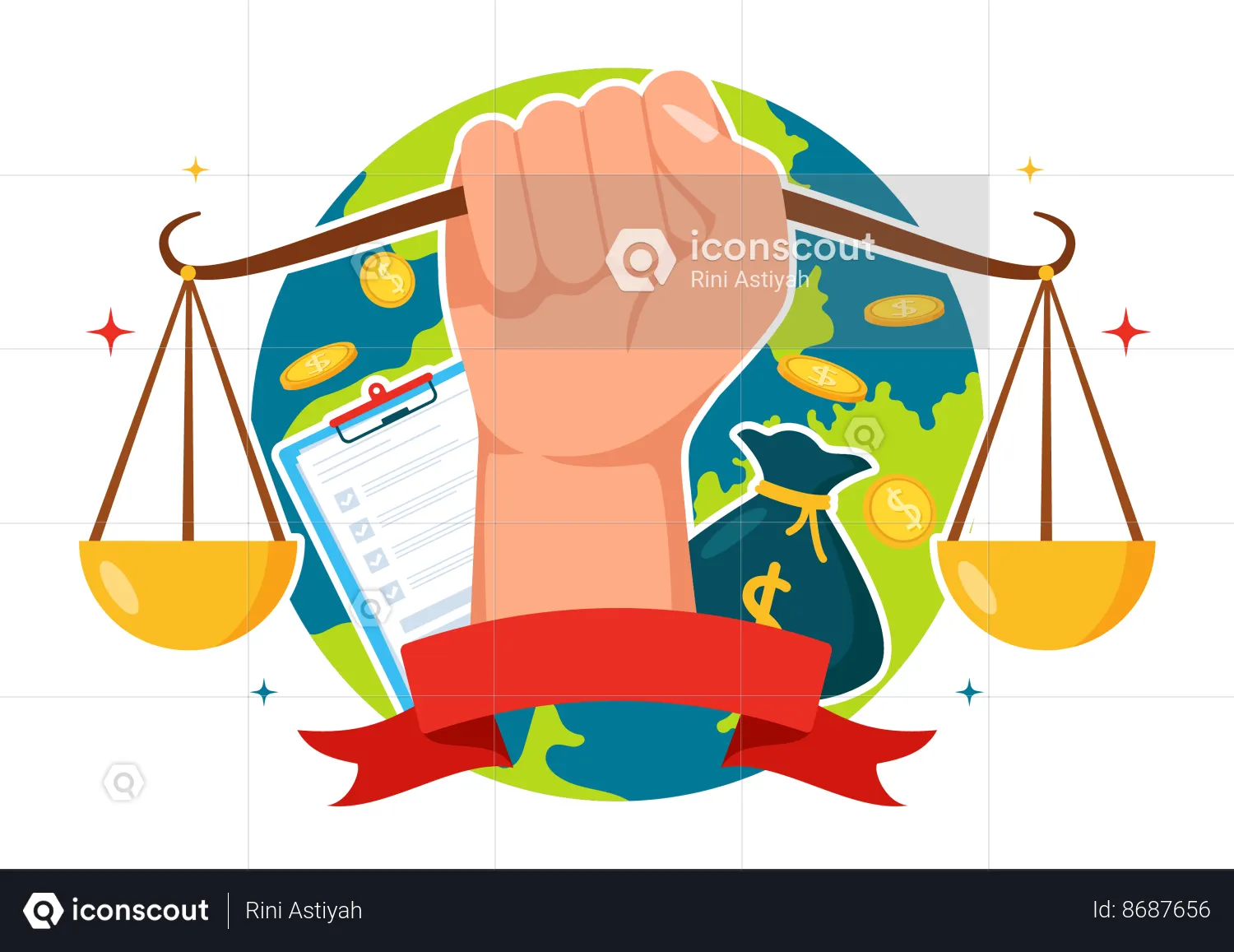 Best World fair trade day Illustration download in PNG & Vector format