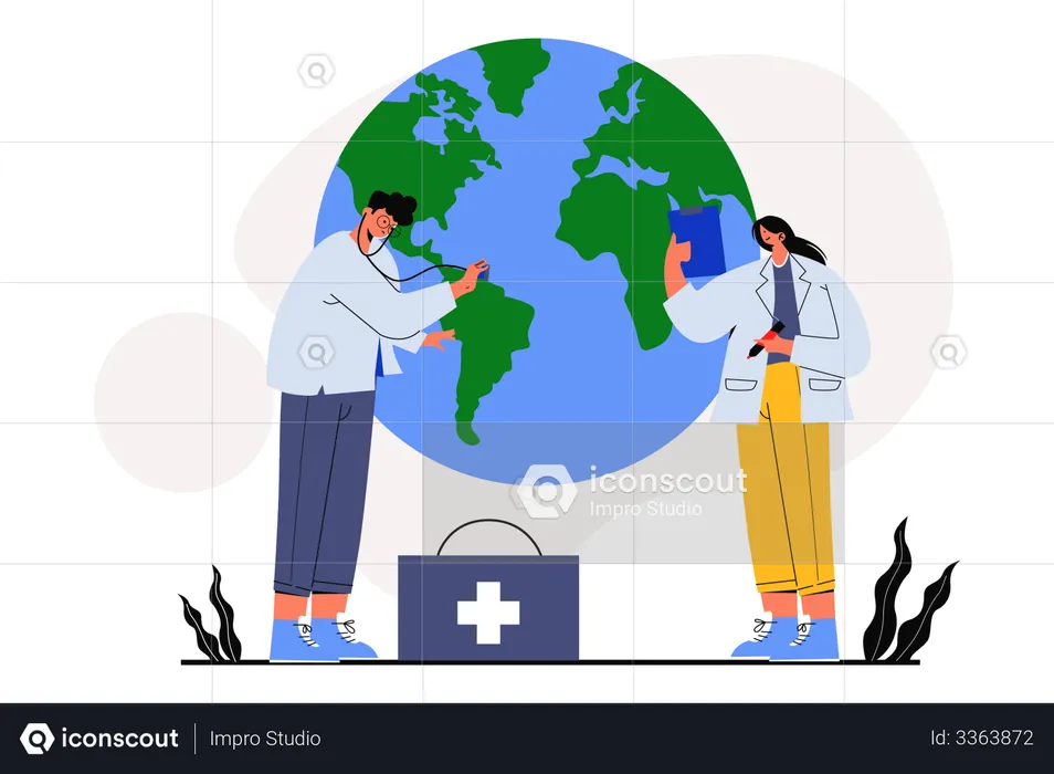 World Health  Illustration
